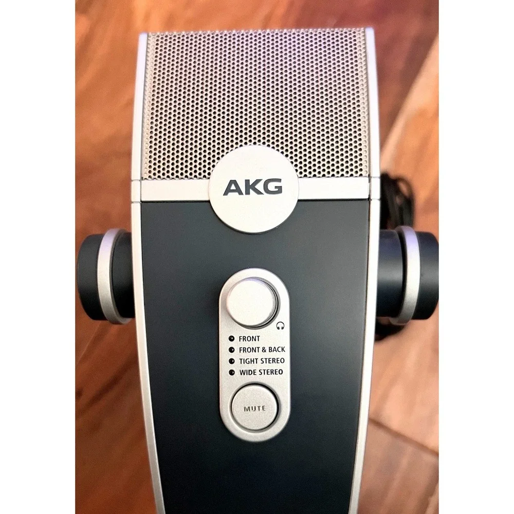 AKG Lyra Microphone 192 kHz for Podcast Studio Music Video - C44USB